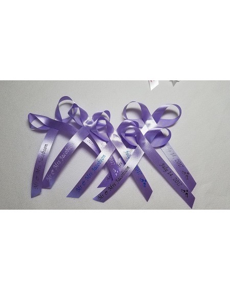 Favors 25 Personalized Ribbons Custom Bridal Shower Favor Party Favors Wedding Bridesmaid Memorial Ribbons Funeral Baby Showe...