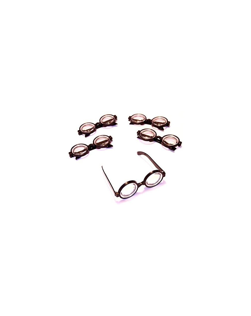 Party Packs Round Frame Nerd Wizard Glasses Party Favor Round Rimmed Glasses - Great Accessory For Wizard Harry Potter Costum...