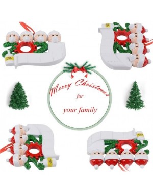 Ornaments 2020 Personalized Christmas Ornaments- Family Members Name Christmas Ornament Kit- Quarantine Survivor Family Custo...