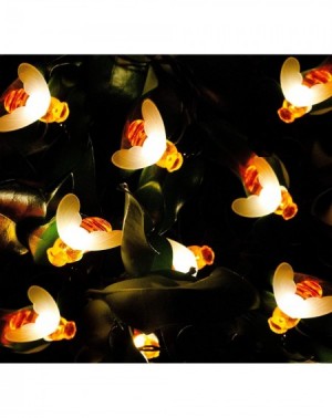 Outdoor String Lights Honey Bee String Solar Lights for Outdoor Use - Water-Resistant - CG18XZE536N $17.95