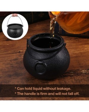 Favors 9 Pcs Black Cauldron Candy Holder Pot for Halloween Party Favors Décor - CJ18W8GOHU2 $16.24