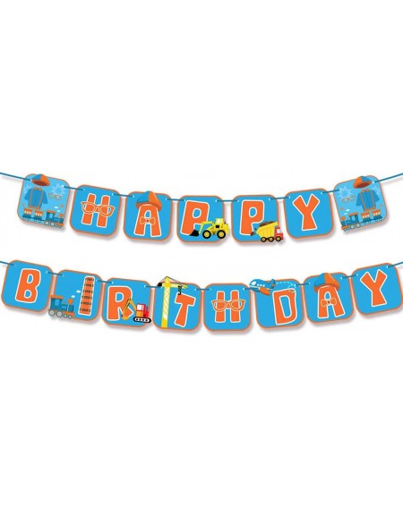 Party Packs Blippi Birthday Party Supplies- Blippi Birthday Decorations- Includes Blippi Birthday Banner- 11 Cake Toppers- 20...