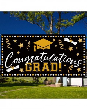 Photobooth Props 71"x36" Large Fabric Graduation Party Banner for Graduation Party Supplies- Graduation Decorations Photo Pro...