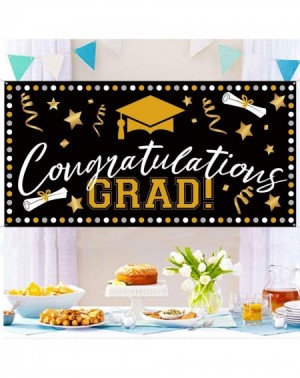 Photobooth Props 71"x36" Large Fabric Graduation Party Banner for Graduation Party Supplies- Graduation Decorations Photo Pro...