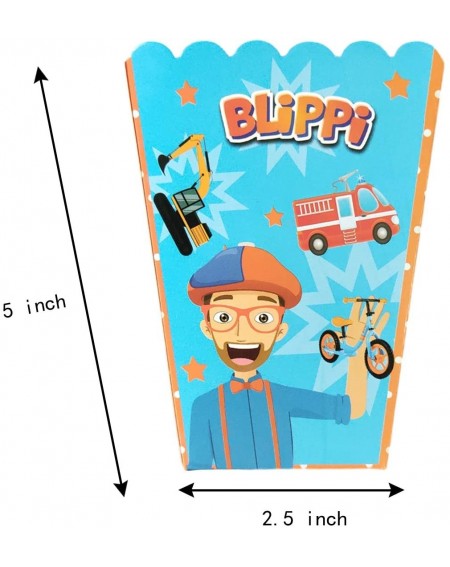 Party Packs 12 pcs BLippi popcorn boxes- BLippi themed party supplies- children's birthday party snack boxes - CV19ETEZR6O $1...