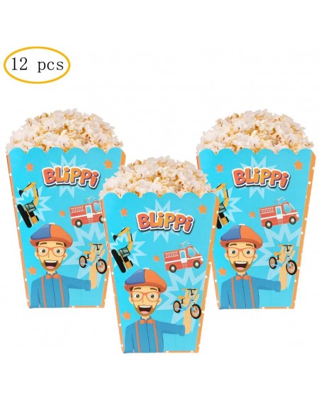 Party Packs 12 pcs BLippi popcorn boxes- BLippi themed party supplies- children's birthday party snack boxes - CV19ETEZR6O $1...