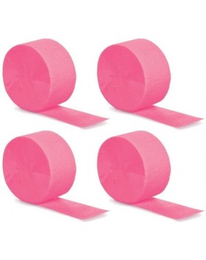 Streamers Wide Pink Crepe Paper Streamers Party Streamer Decorations - Party Decoration Supplies - Great for Various Birthday...