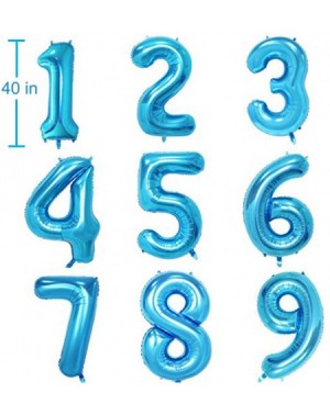 Balloons Blue Number 2 Balloon- 40 Inch - Blue Number 2 - CG18H7Q9HTG $8.79