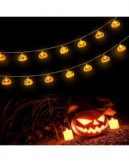 Indoor String Lights Halloween String Lights 3D Pumpkin Lights Orange Pumpkin Halloween Lights Indoor Outdoor Halloween Decor...