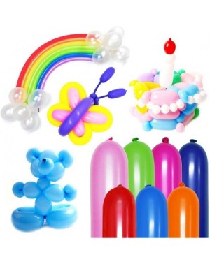 Balloons 400PCS 260Q Twisting Animal Balloons Assorted Color Thickening Latex Twisting Modeling Long Magic Balloons for Anima...