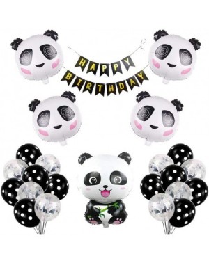 Balloons Panda Birthday Party Decorations-Panda Theme Party Supplies-White And Black Theme Supplies - C919DAZQHD7 $13.58