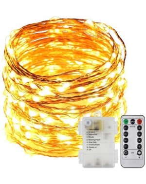 Outdoor String Lights New Version 240LED 40Feet Indoor and Outdoor Waterproof 8 Lighting Model Battery Operated 240 LED Strin...