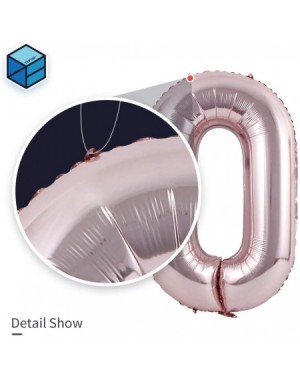 Balloons Jumbo Digital Balloons 40 inch Decoration for Birthday Anniversary Festival Party Reusable(Rose Gold Number 5) - Ros...