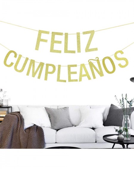 Banners & Garlands Feliz Cumpleaños Banner - Birthday Decorations- Mexican Fiesta Birthday Theme Party Decorations- Spanish H...