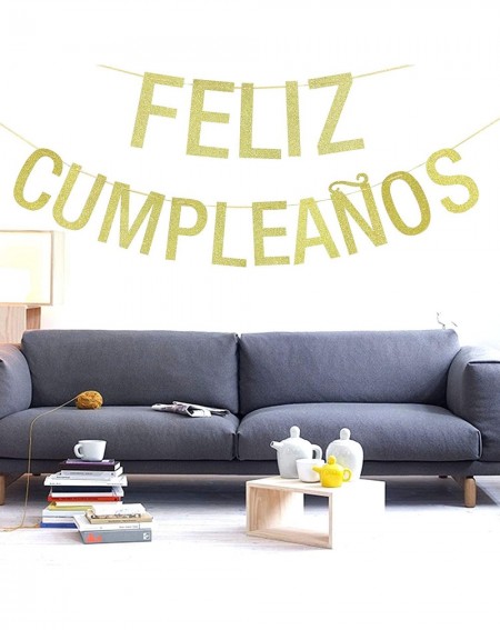 Banners & Garlands Feliz Cumpleaños Banner - Birthday Decorations- Mexican Fiesta Birthday Theme Party Decorations- Spanish H...