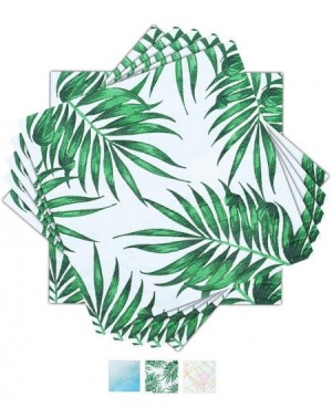 Tableware Palm Leaf Paper Napkins - 20 Pack Square Paper Leaf Napkins - Fun & Colorful Luau Napkins - Paper Disposable Safari...