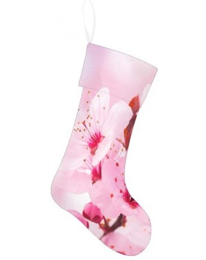 Stockings & Holders Pink Cherry Blossom Christmas Stocking for Family Xmas Party Decoration Gift 17.52 x 7.87 Inch - Multi19 ...