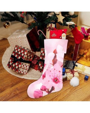 Stockings & Holders Pink Cherry Blossom Christmas Stocking for Family Xmas Party Decoration Gift 17.52 x 7.87 Inch - Multi19 ...