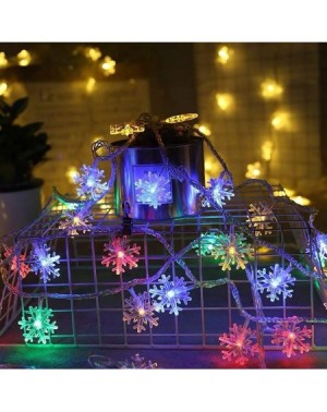 Indoor String Lights Snowflake LED Lights with Christmas Decorations Home Lighting String Christmas Tree Decorations Christma...