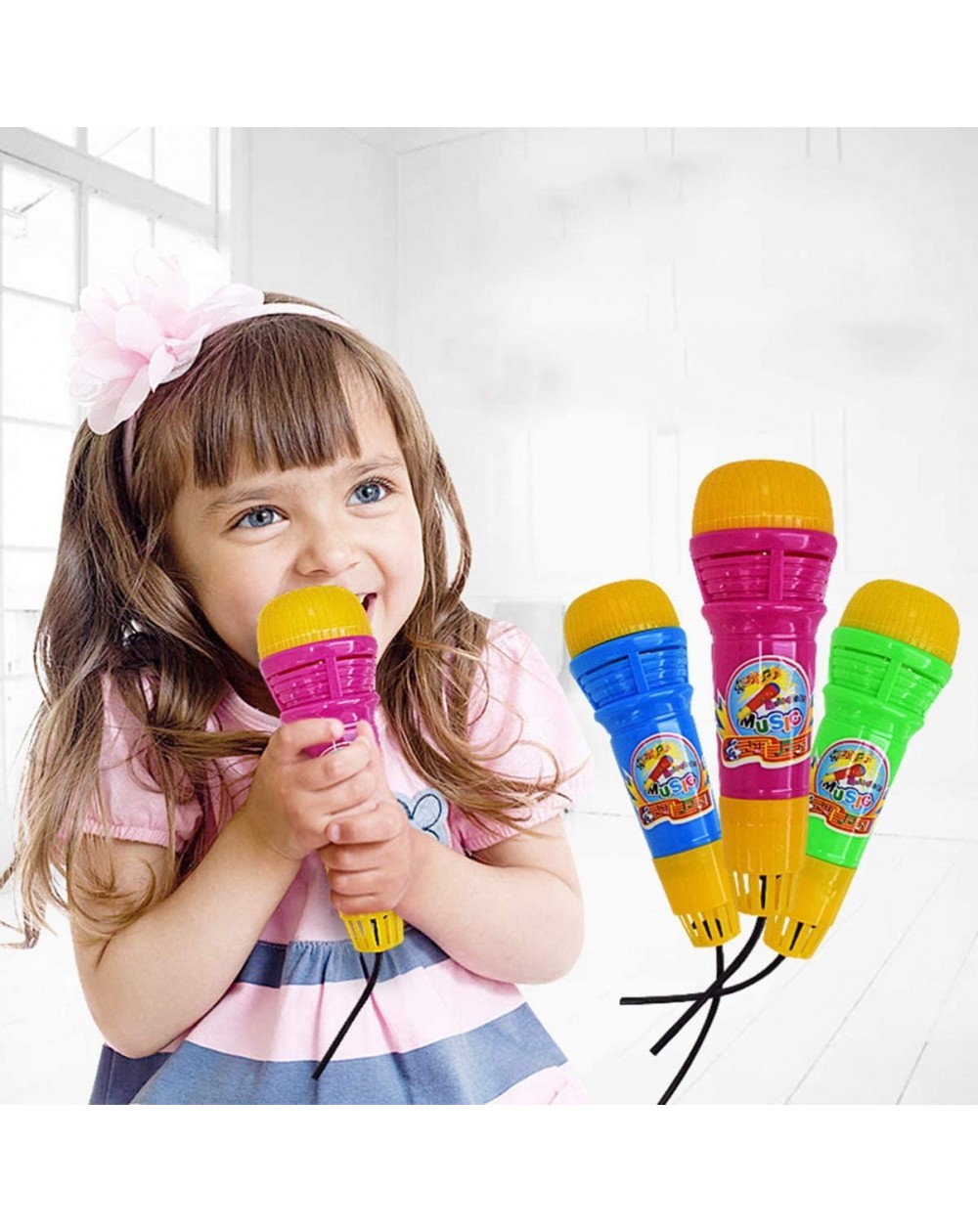 5PCS Microphone Kids Themed Birthday Party Favors Supply Kids Stage ...