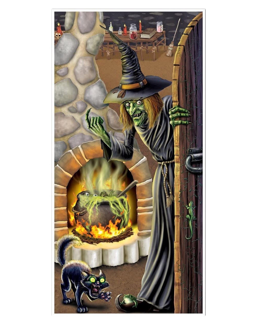 Favors Halloween Witchs Brew Door Cover 30in. X 5ft. Party Accessory Pkg/3 - CW1108VBBFV $17.20