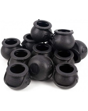 Favors Mini Black Candy Cauldron Kettles- 12PCS Plastic Candy Kettles Party Decoration Supplies for St. Patricks Day - CH192X...