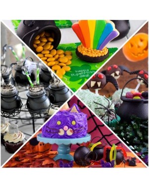 Favors Mini Black Candy Cauldron Kettles- 12PCS Plastic Candy Kettles Party Decoration Supplies for St. Patricks Day - CH192X...