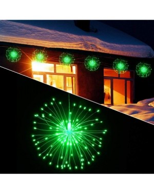 Indoor String Lights Firework String Lights- 8 Modes 120 LED 2 Pack Dimmable Starburst Lights- Waterproof Battery Operated wi...