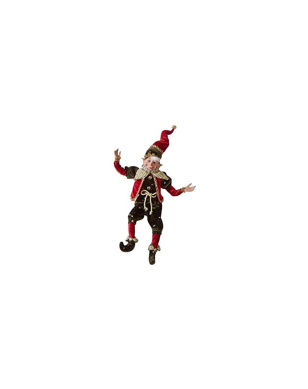 Ornaments 16" Red and Green Star Posable Elf Christmas Figure 3902268 - CI18TQGMSXR $33.02