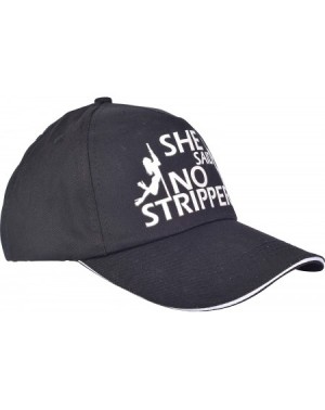 Adult Novelty Bachelor Bachelorette Party Supplies- She said no strippers Hat- She said no strippers Sash- Bachelor Party Sup...