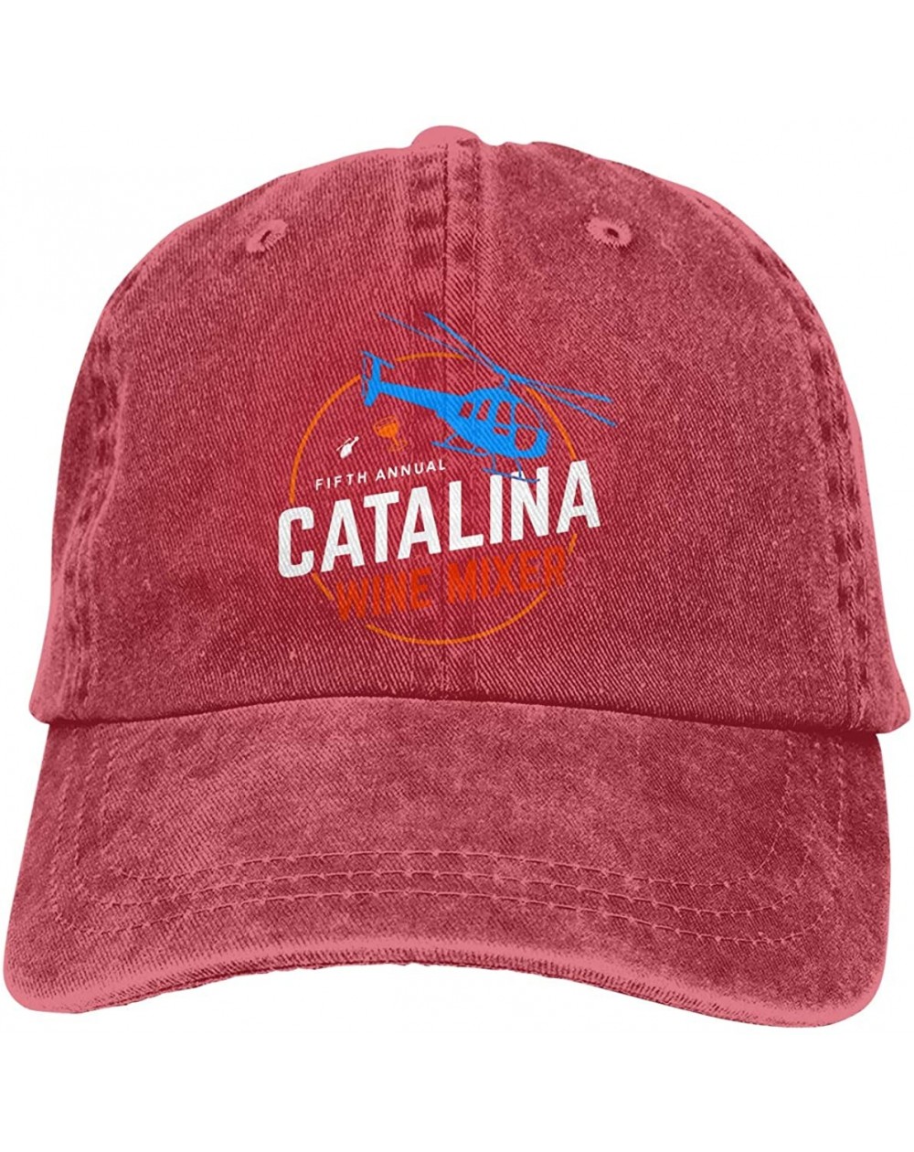 Hats Catalina Wine Mixer Unisex Classic Comfortable Cap Adjustable Hiking Hat - Red - CY19EEEGGAX $15.83