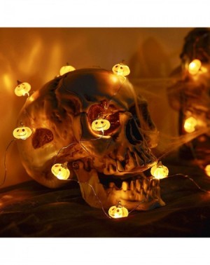 Indoor String Lights Halloween Pumpkin String Lights- Pumpkin Decor Autumn Indoor and Outdoor Party Fairy Lights- 3D Jack-O'-...