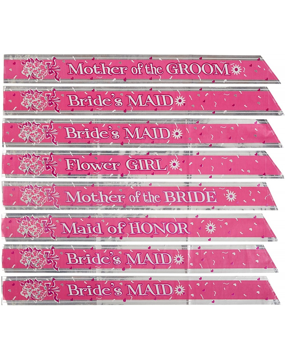 Favors Bridal Party Sash Set (8 Count) - CF117X7RRKB $8.33