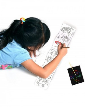 Party Favors Scratch Art - Color and Scratch Cards Party Favors with Stylus - 20 Pieces - C018EM0WCI0 $9.60