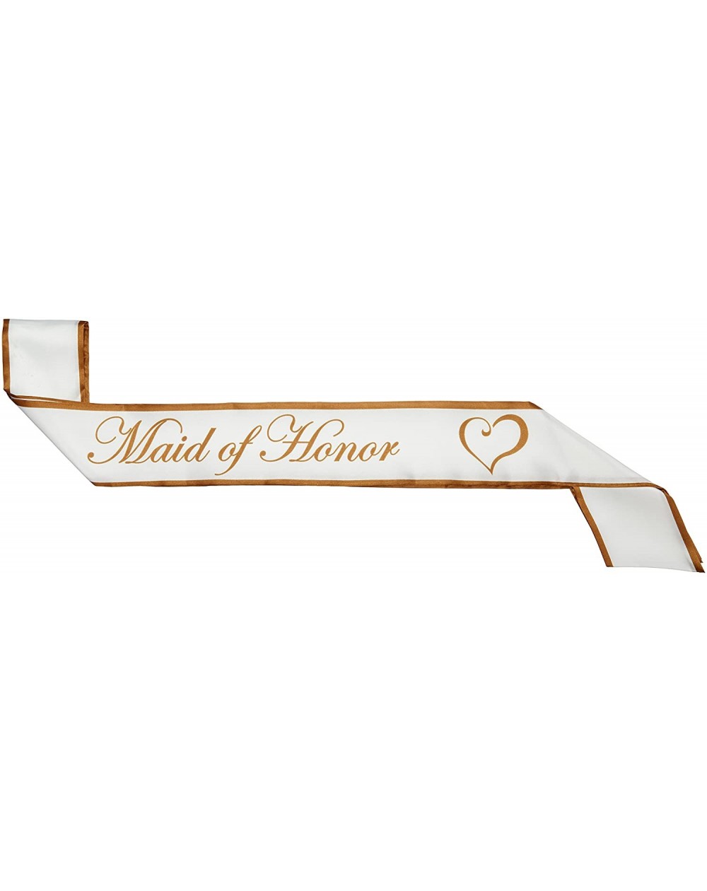 Favors Maid Of Honor Satin Sash Party Accessory (1 count) (1/Pkg) - CC1184ZMOYF $9.06