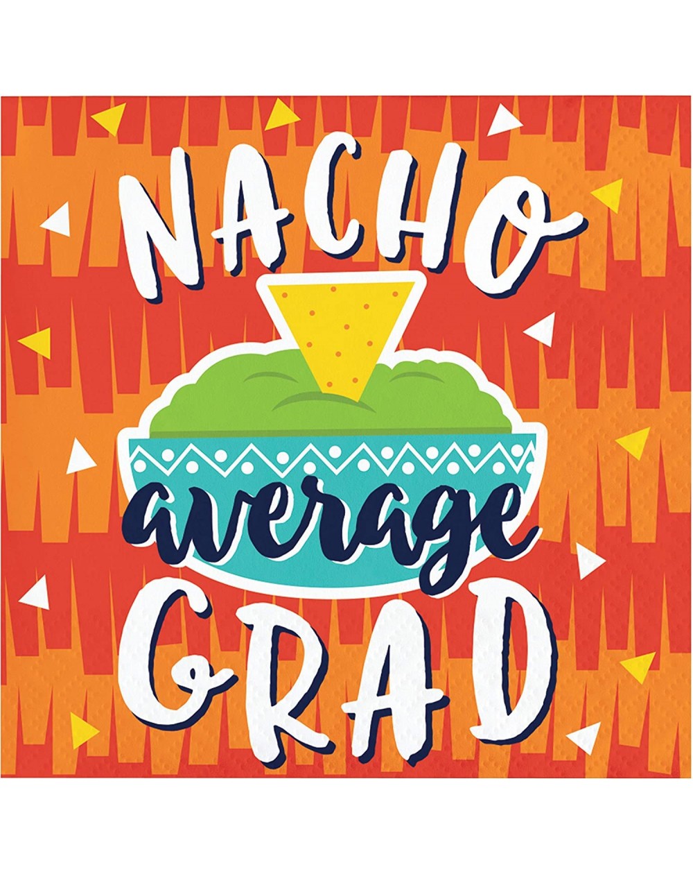 Tableware Fiesta Fun"Nacho Average Grad" Grad Beverage Napkins- 48 ct - CG193NU5W5M $15.00