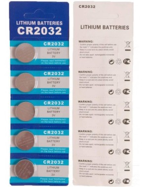 Indoor String Lights CR2032 3V Lithium Button Cell Coin Battery - Long Lasting Working Span Round Battery Specially Made for ...