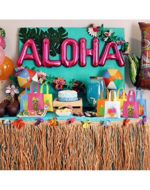 Party Favors 20Pcs Hawaiian Aloha Party Favor Bags- Non-Woven Gift Bags Treat Tote Bags Candy Goodie Bag Aloha Party Decorati...