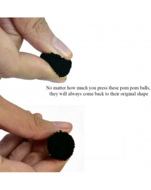 Tissue Pom Poms Pom Poms Ball for Craft and Hobby DIY Decoration (Black Color- 25 Pieces) - Black - CC18ILHOH9R $9.51