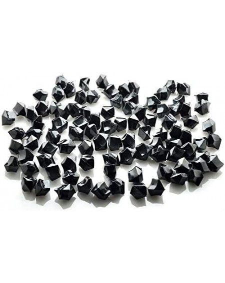 Confetti Black Colored Gemstones Acrylic Crystal Wedding Table Confetti Vase Filler (3/4 lb Bag) - Black - CV11B9S2I45 $12.53