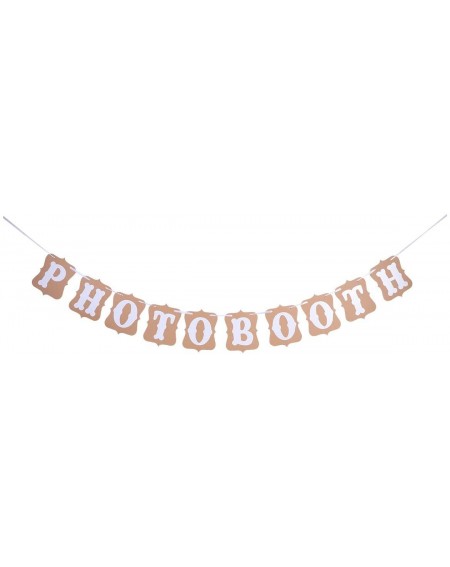 Banners & Garlands Reusable Wedding Bunting Banner Photo Booth Garland Props - C612BKOS1J3 $10.05