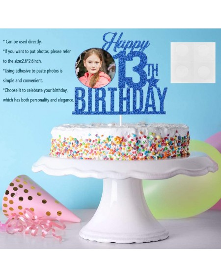 Cake & Cupcake Toppers Happy 13th Birthday Cake Topper- 13th Birthday Party Decor- Funny Thirteen Years Old Cake Topper- 13th...