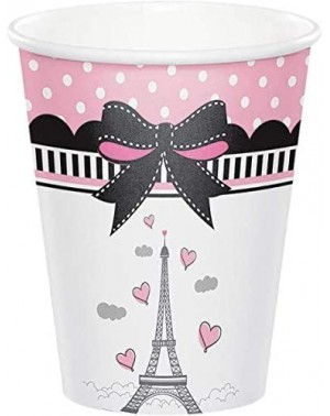 Party Packs Paris Party Supplies - Plates Cups Napkins Banner Tablecloth and Centerpiece for 16 People - Perfect Paris Party ...