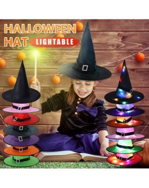 Party Hats Halloween Witch Hat for Kids- Halloween Prom Party Decoration Accessory- Halloween Witch Hat for Party Costume Acc...