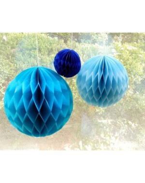 Tissue Pom Poms 15Pcs 3 inch 6 inch 8 inch Paper Honeycomb Balls Party Pom Poms Paper Balls Partners Design Art Craft Hanging...