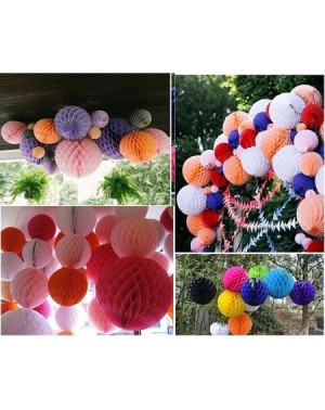 Tissue Pom Poms 15Pcs 3 inch 6 inch 8 inch Paper Honeycomb Balls Party Pom Poms Paper Balls Partners Design Art Craft Hanging...