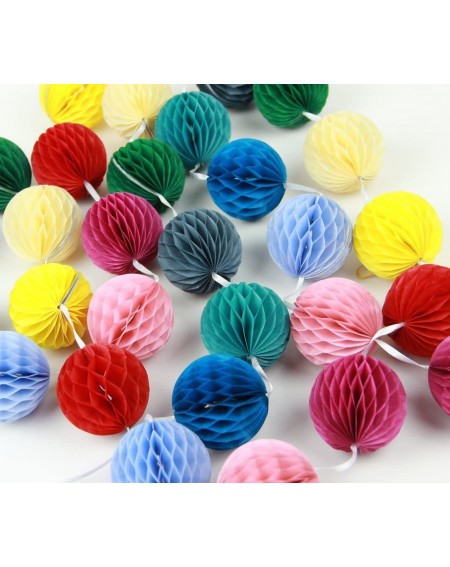 Tissue Pom Poms 15Pcs 3 inch 6 inch 8 inch Paper Honeycomb Balls Party Pom Poms Paper Balls Partners Design Art Craft Hanging...