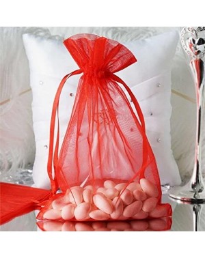 Favors 60 pcs 6x9 inch Red Organza Favor Bags - Wedding Party Favors Jewelry Pouch Candy Gift Small Bags - Red - C019DG4NA80 ...