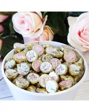 Favors Pink Floral 13th Birthday Party Favor Stickers - 180 Labels - CV18MC7S5GG $10.43