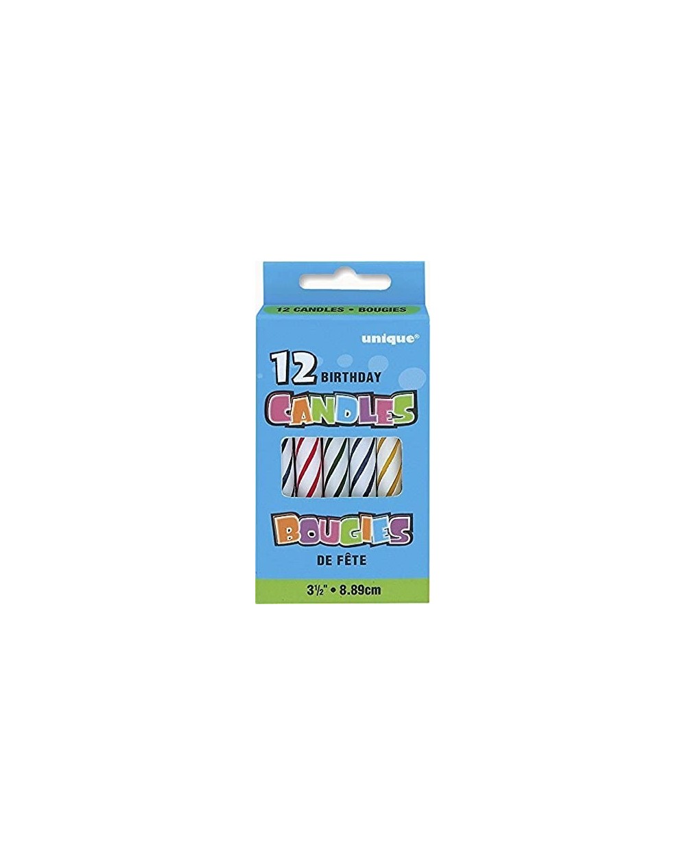 Cake Decorating Supplies Spiral Multicolor Birthday Candles- 12ct - C411CE9PBGP $6.46